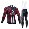 Completo Maglia ML + Pantaloncino con bretelle ML 2020 Team Sunweb N003